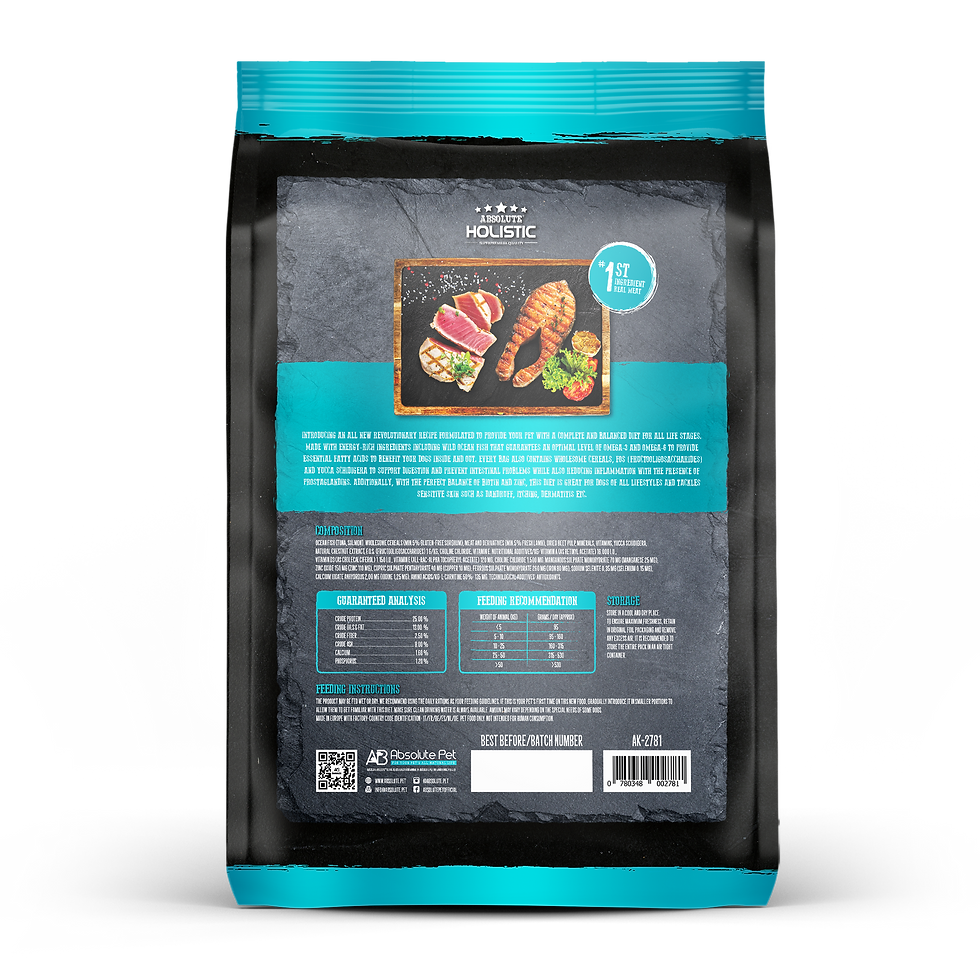 Thumbnail: Absolute Holistic Kibbles in the Bag Dry Dog Food - Tuna & Salmon