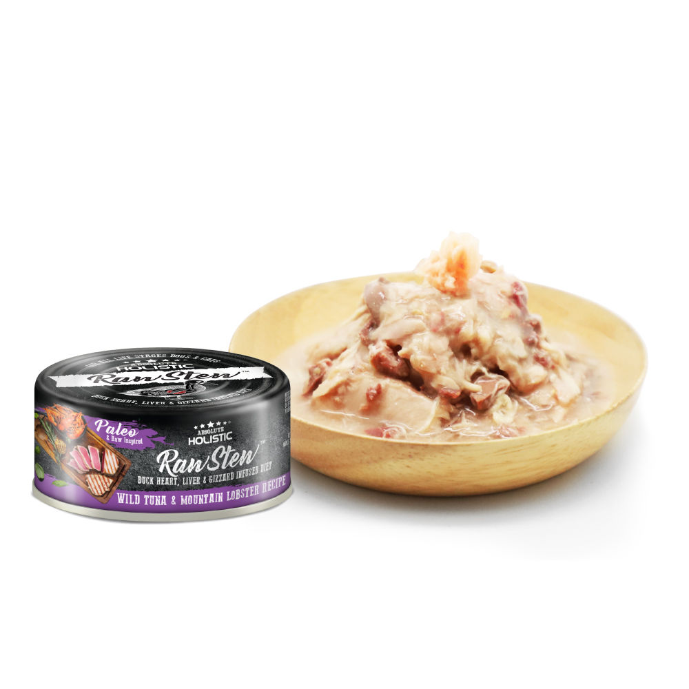 Absolute Holistic Raw Stew Canned Food for Cats & Dogs - Tuna & Lobster