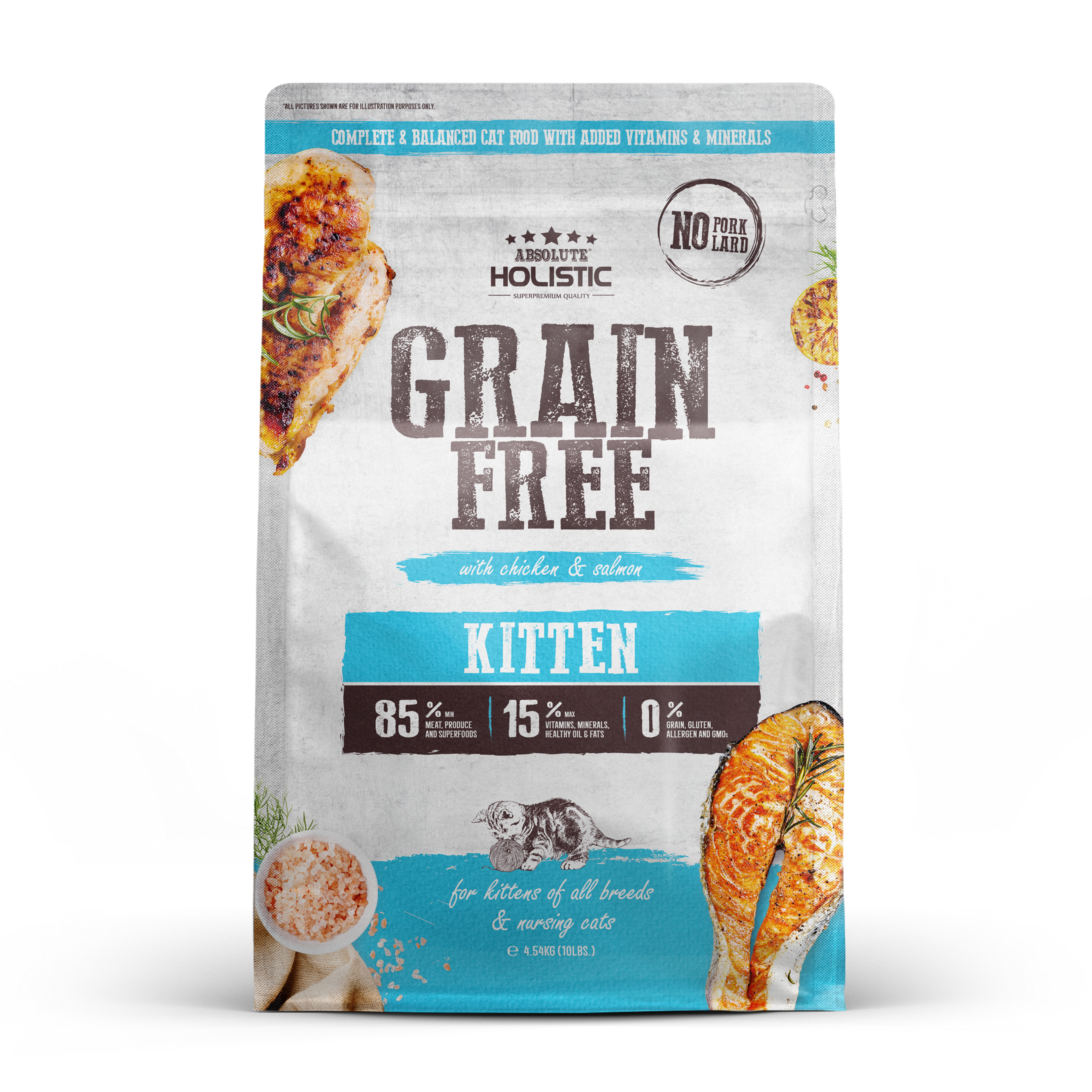 Absolute Holistic Grain Free Dry Cat Food - Kitten Dry