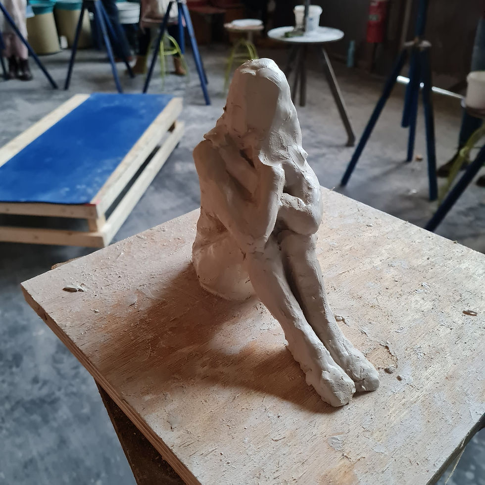 clay sculpture life model