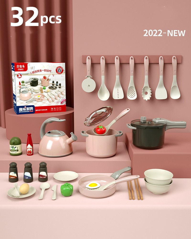 Miniatura: Simulation Kitchen Cooking Sound Light Large Size Rice Cooker Children Play Home