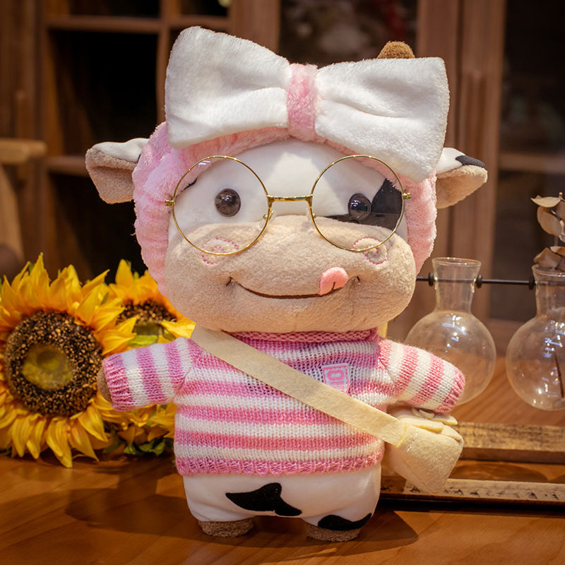 Miniatura: Cute Cow Plush Toys Zodiac Cow Doll Cow Doll Ragdoll Year Of The Ox Mascot
