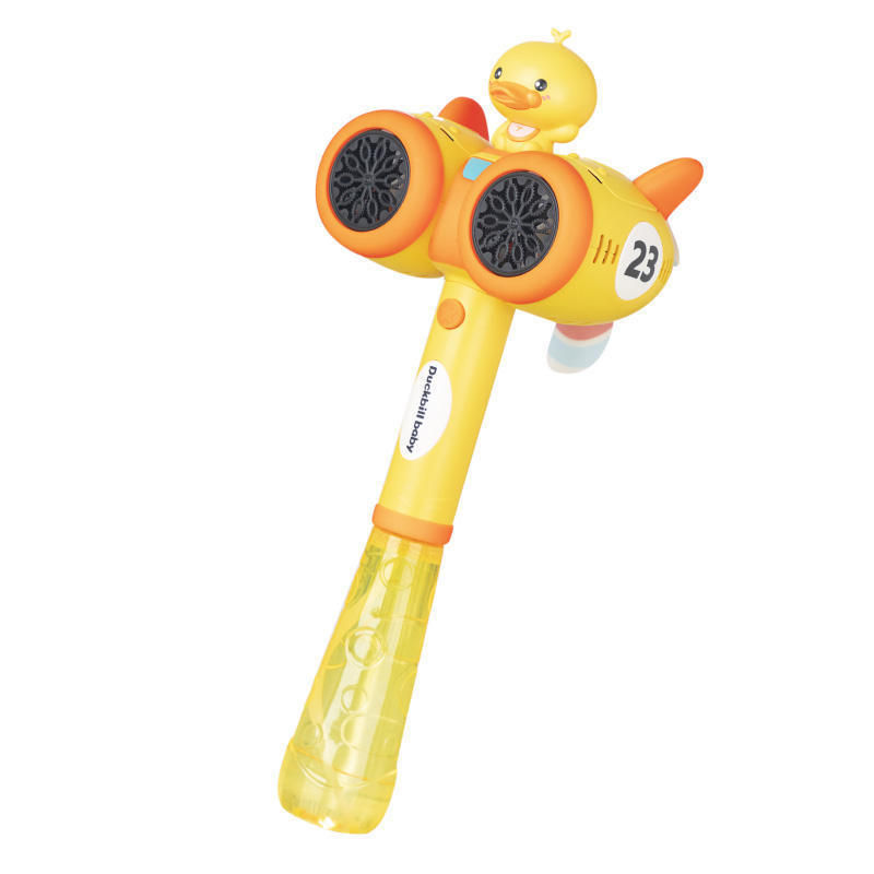 Miniatura: Yellow Duckling Electric Bubble Machine Children's Blowing Bubble Gun