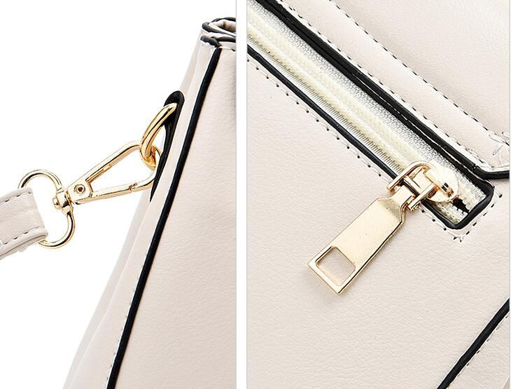 Miniatura: Fashionable Simple Solid Color Leather Small Square Bag