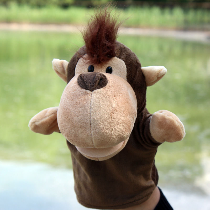 Miniatura: Hand puppet animal plush cartoon early childhood dolls, toys