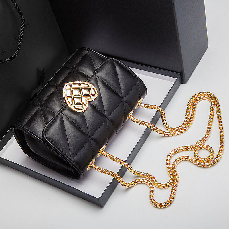 Miniatura: Women's Chain Lattice Shoulder Bag