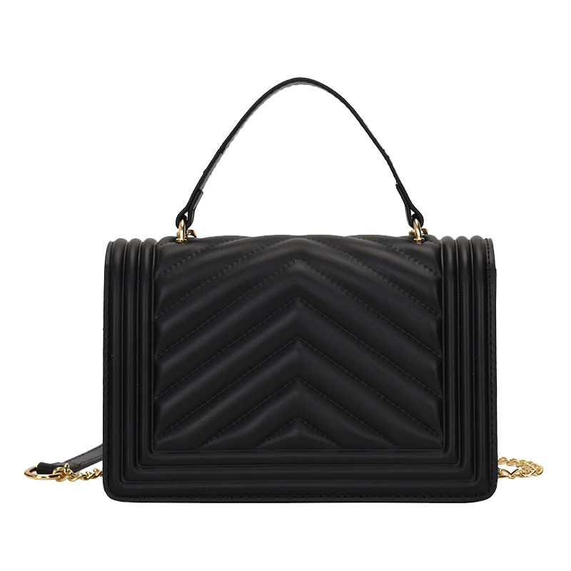 Miniatura: Fashion Simple Striped Shoulder Messenger Bag