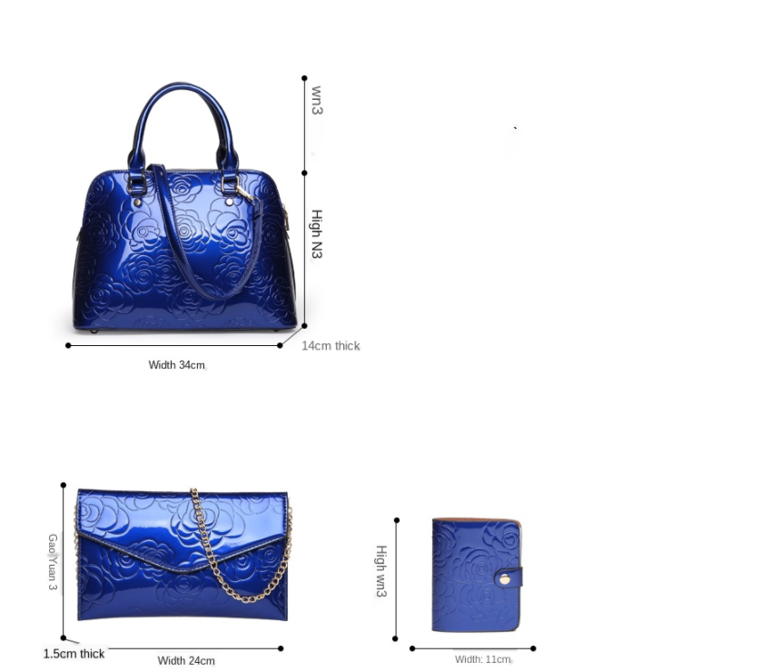 Miniatura: Fashion embossed shell bag portable picture bag