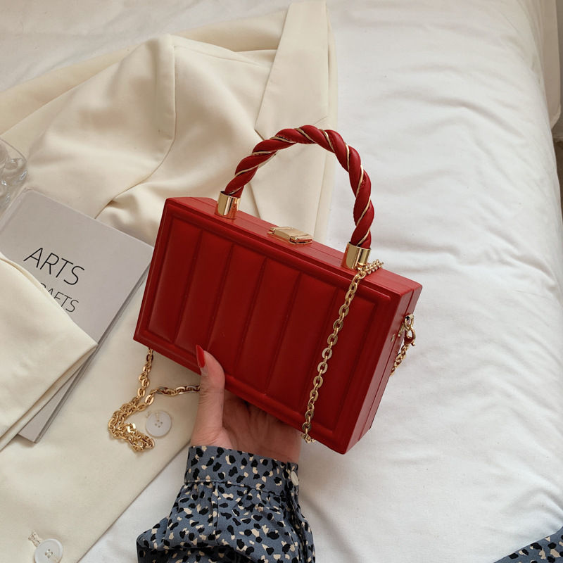 Miniatura: Crossbody Small Square Bag Wild Twist Single Shoulder Bag