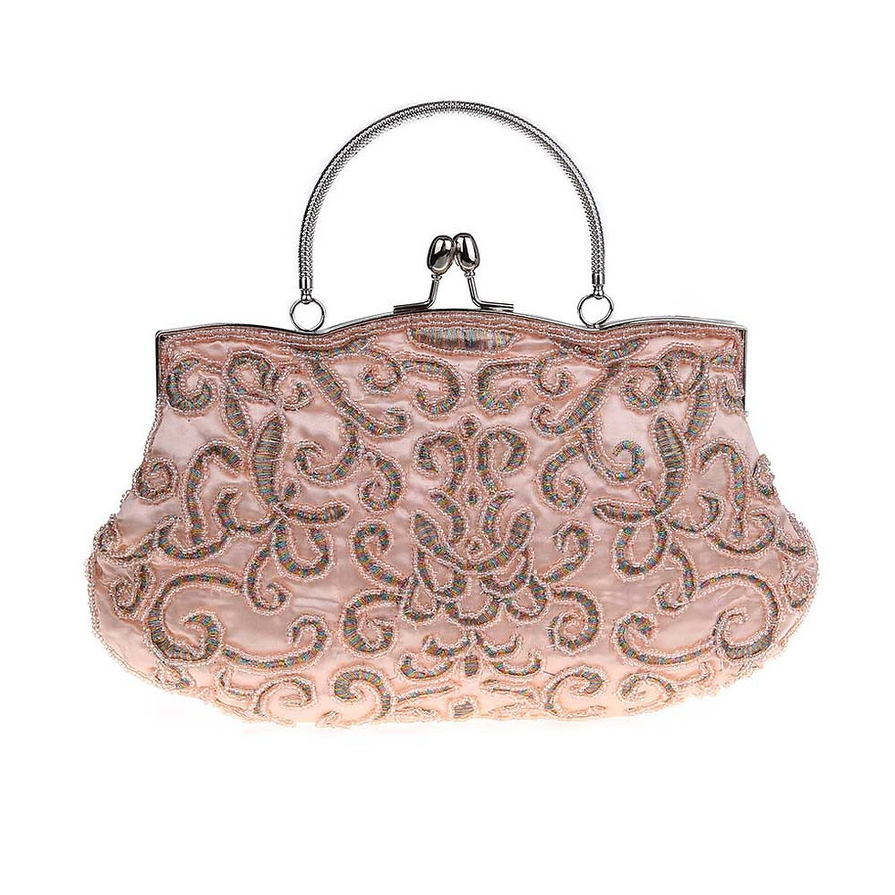 Miniatura: Handmade Bead Embroidery Retro Dinner Dress Banquet Bag