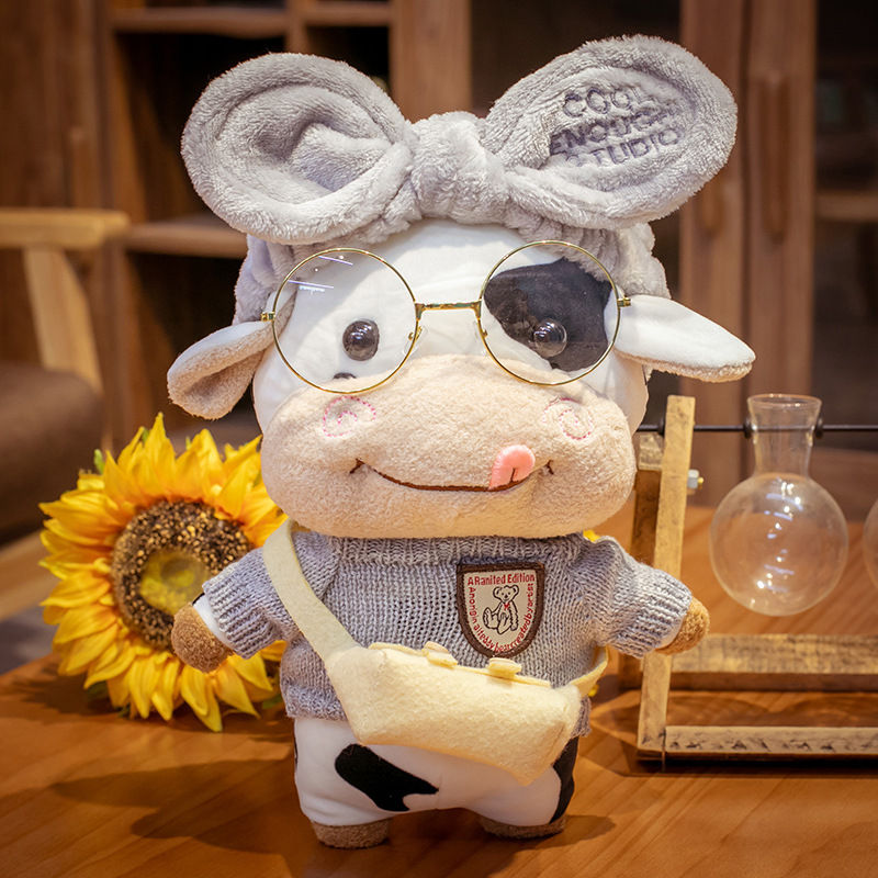 Miniatura: Cute Cow Plush Toys Zodiac Cow Doll Cow Doll Ragdoll Year Of The Ox Mascot