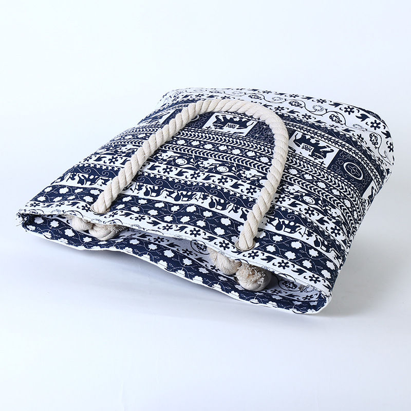 Miniatura: New Casual Simple Canvas Women's Shoulder Bag