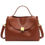 Miniatura: Fashion Leather One-shoulder Messenger Flap Bag