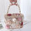 Miniatura: Pearl flower handbag