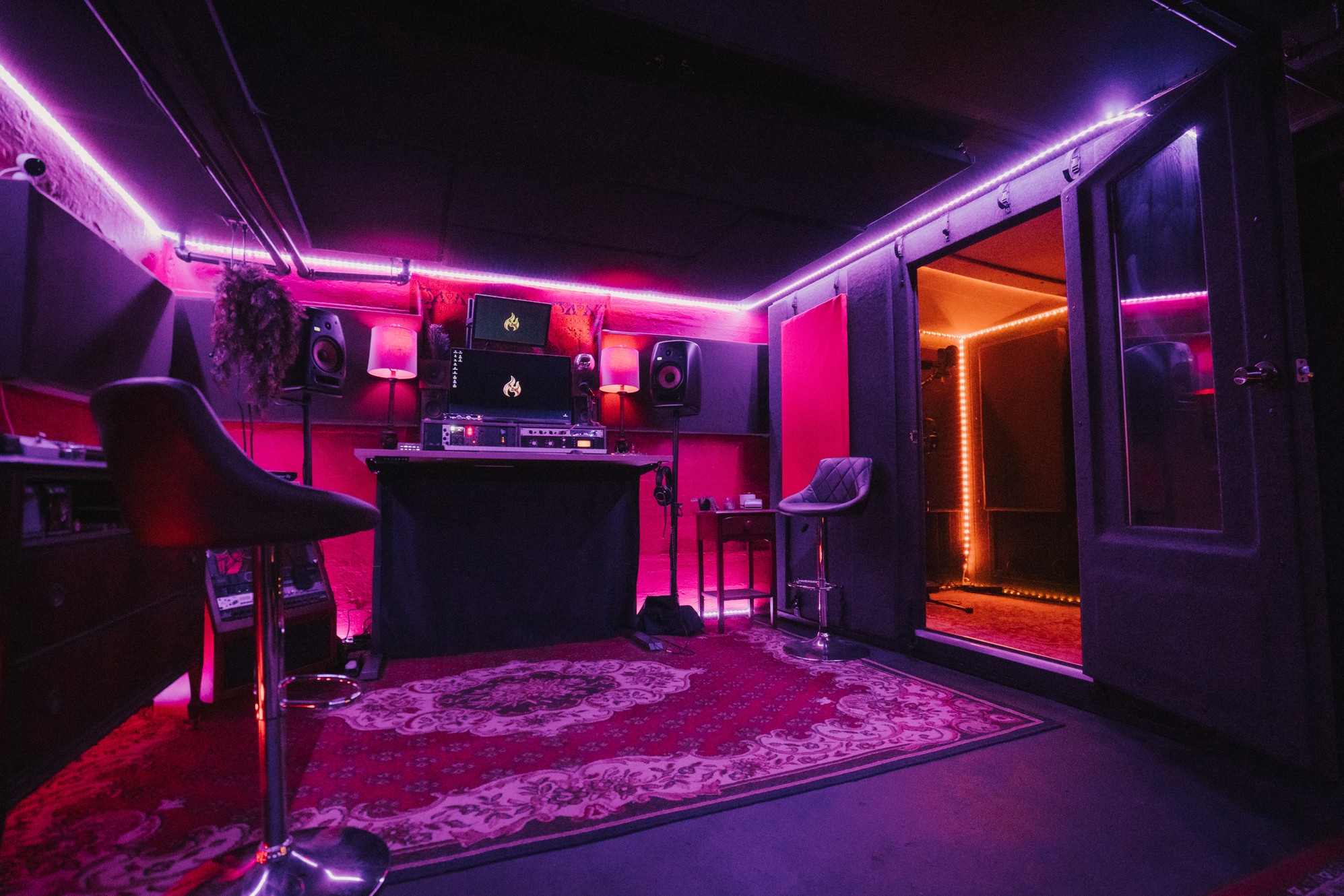 Real studio photo for Firekeeper Recording Studios