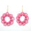 Miniaturbild: Tattingohrringe Rosalie in Rosa
