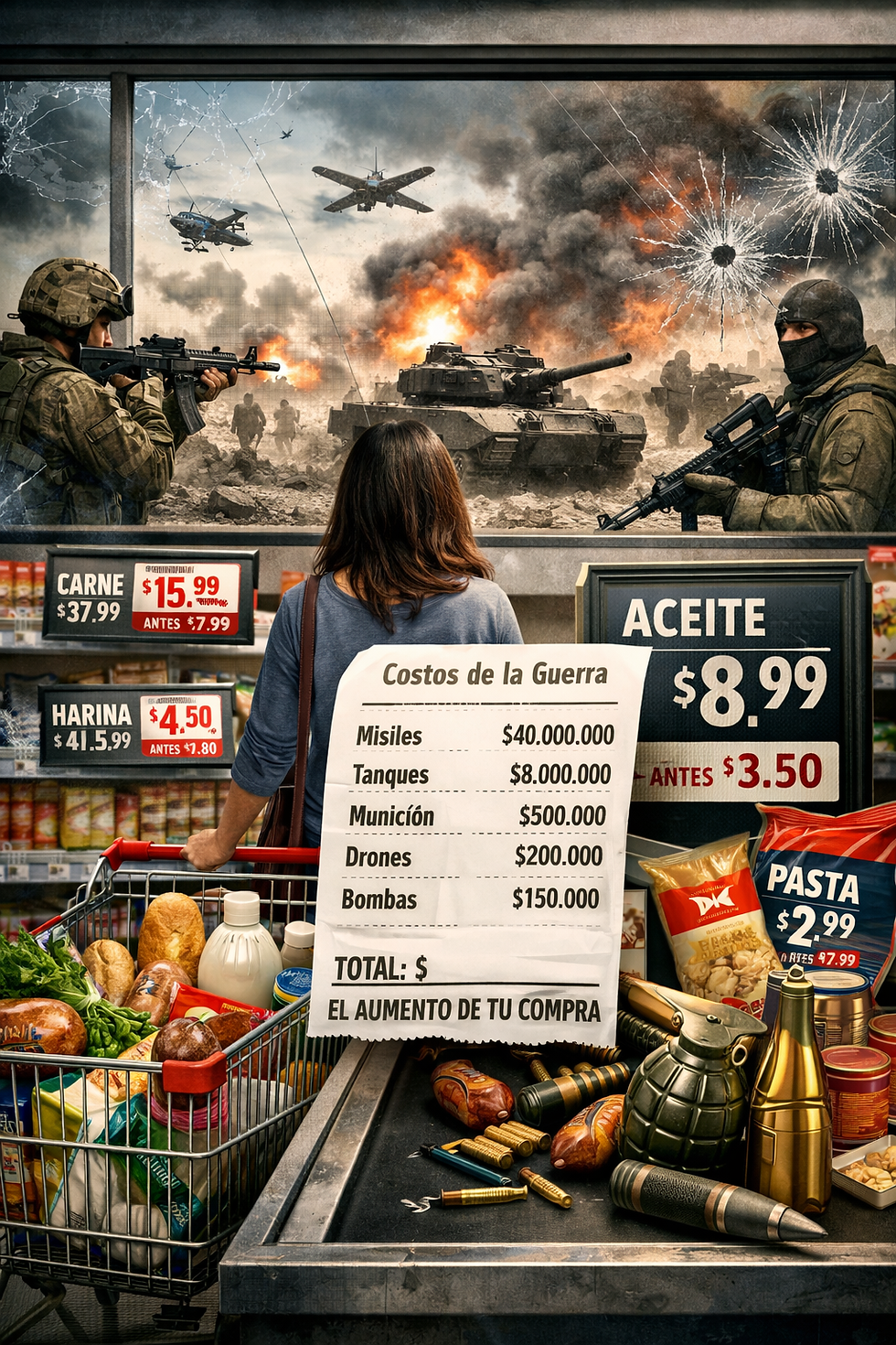 La guerra que no ves pero que pagas en el supermercado