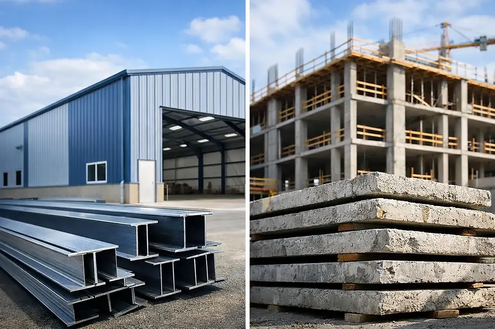 Steel Buildings vs Concrete: What Wins?