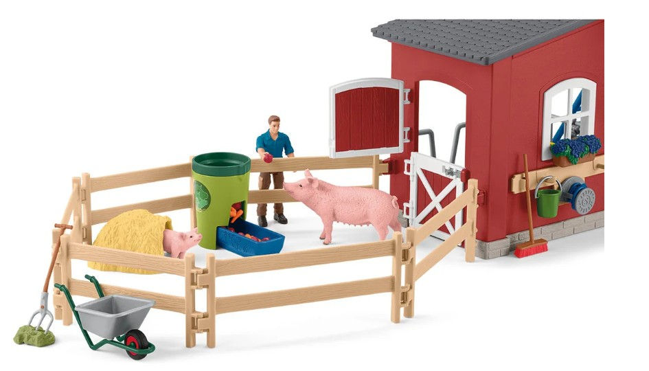 Thumbnail: Schleich - Red Barn with Animals & Accessories