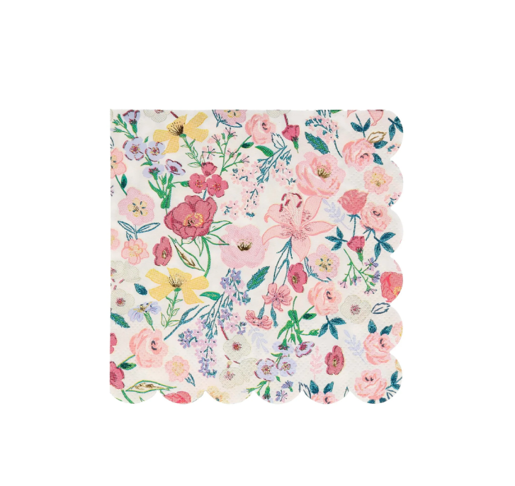 Thumbnail: Meri Meri English Garden Large Party Napkins Pack of 16