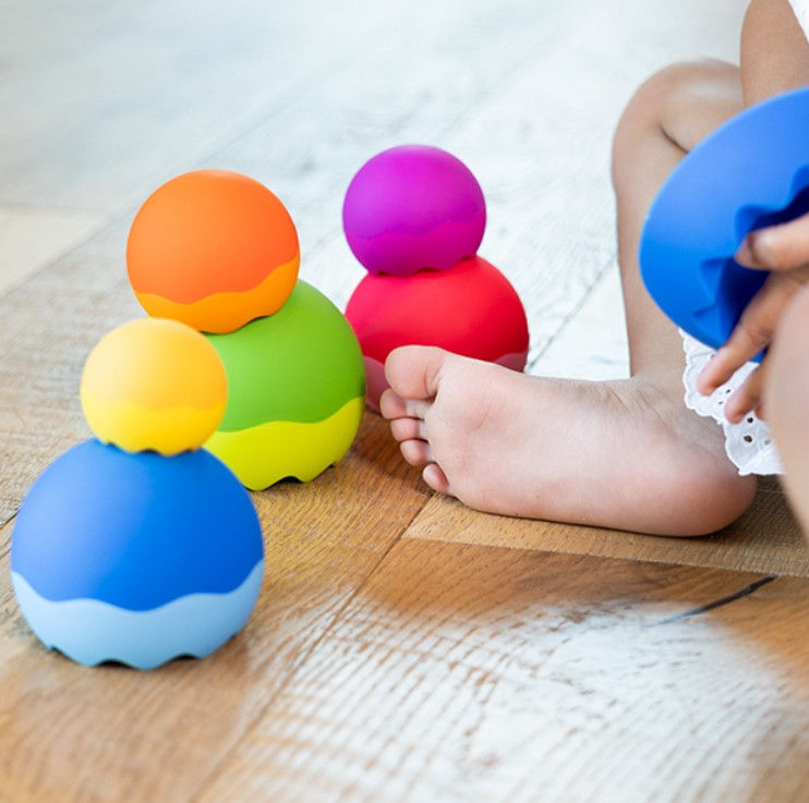 Thumbnail: Fat Brain Toys - Tobbles Neo Stacking Toy