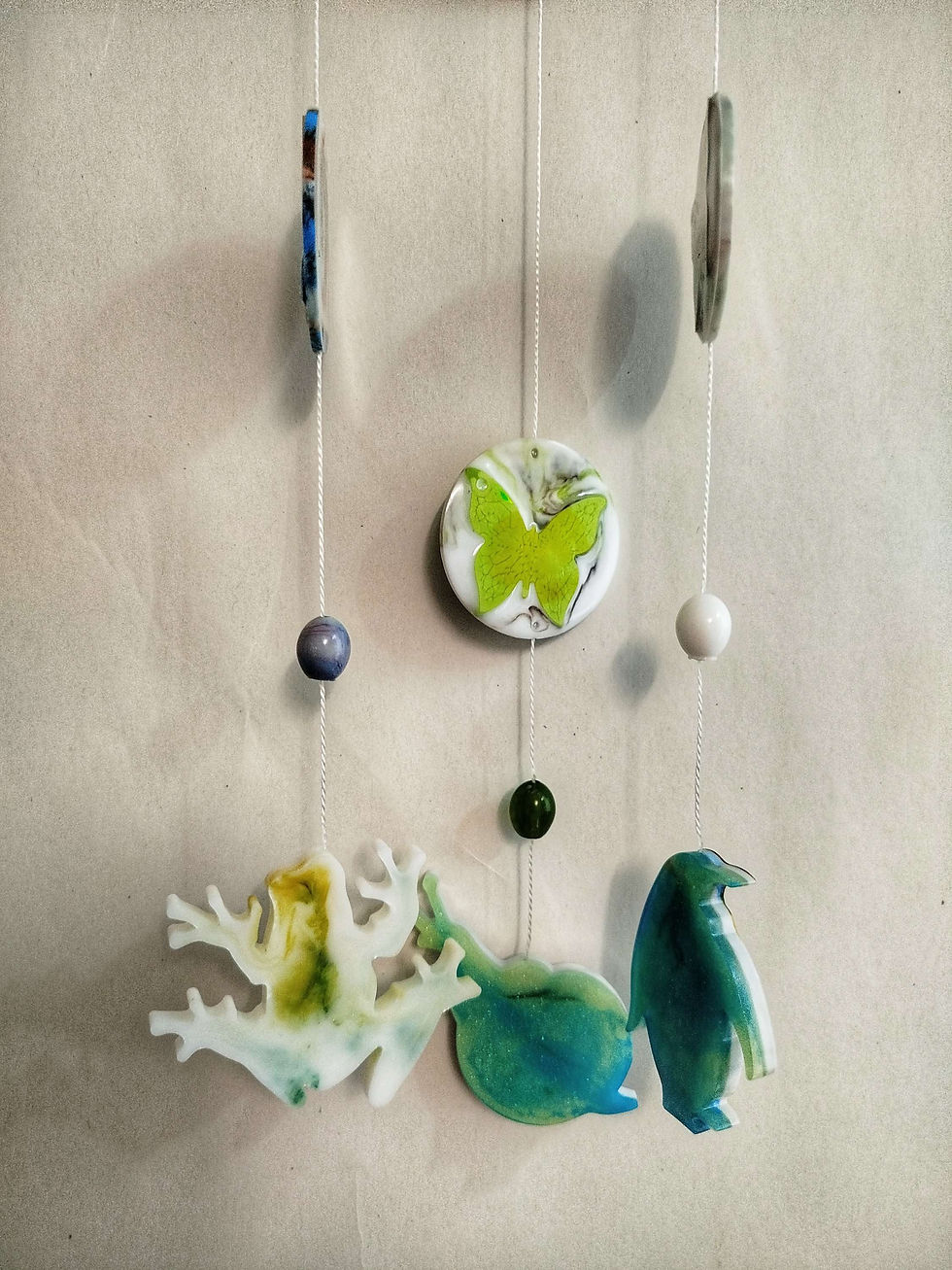 Minimalistisches Mobile – Handgefertigte Wohnkultur