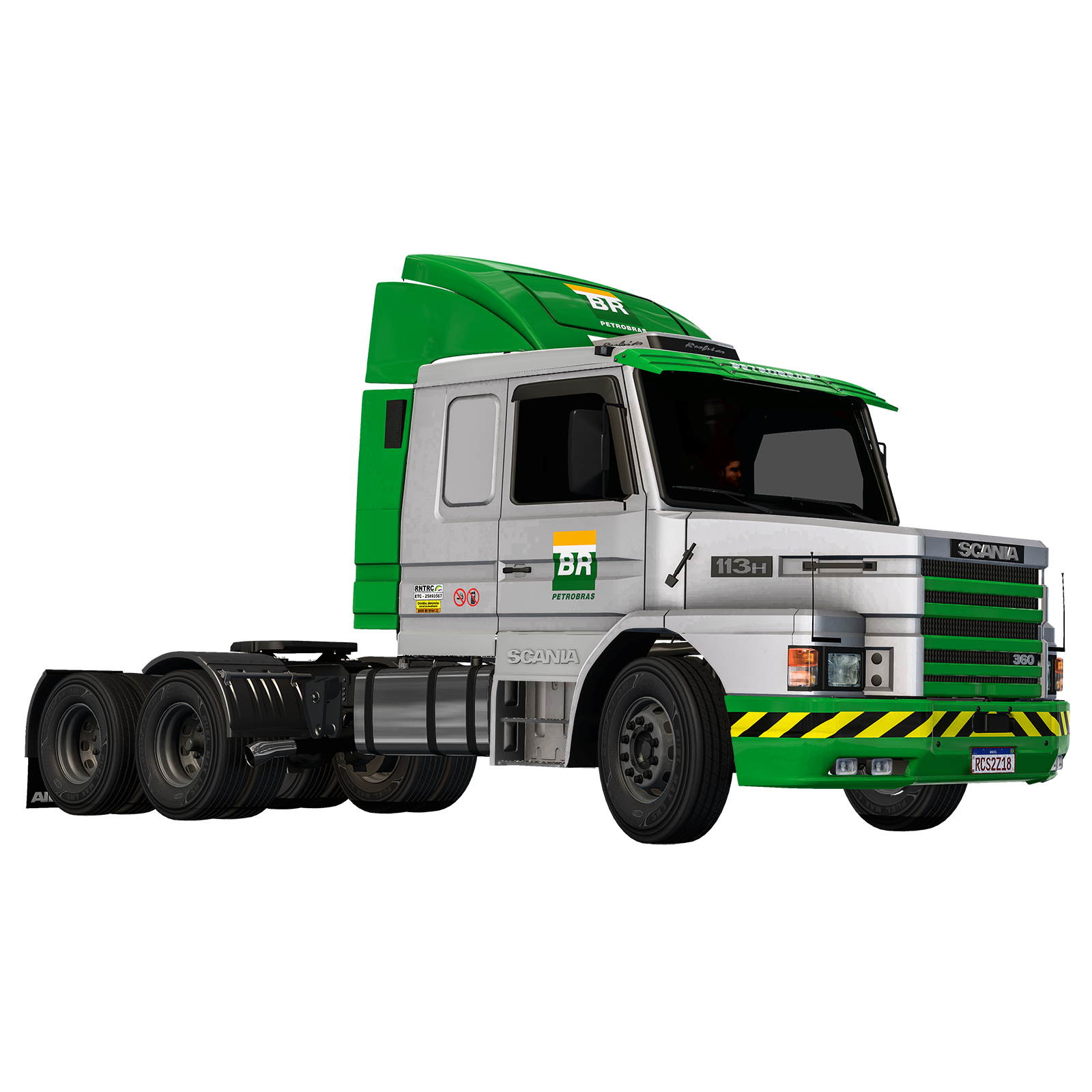 SKIN PETROBRAS - SCANIA 113 - ROMÁRIO CARDOSO