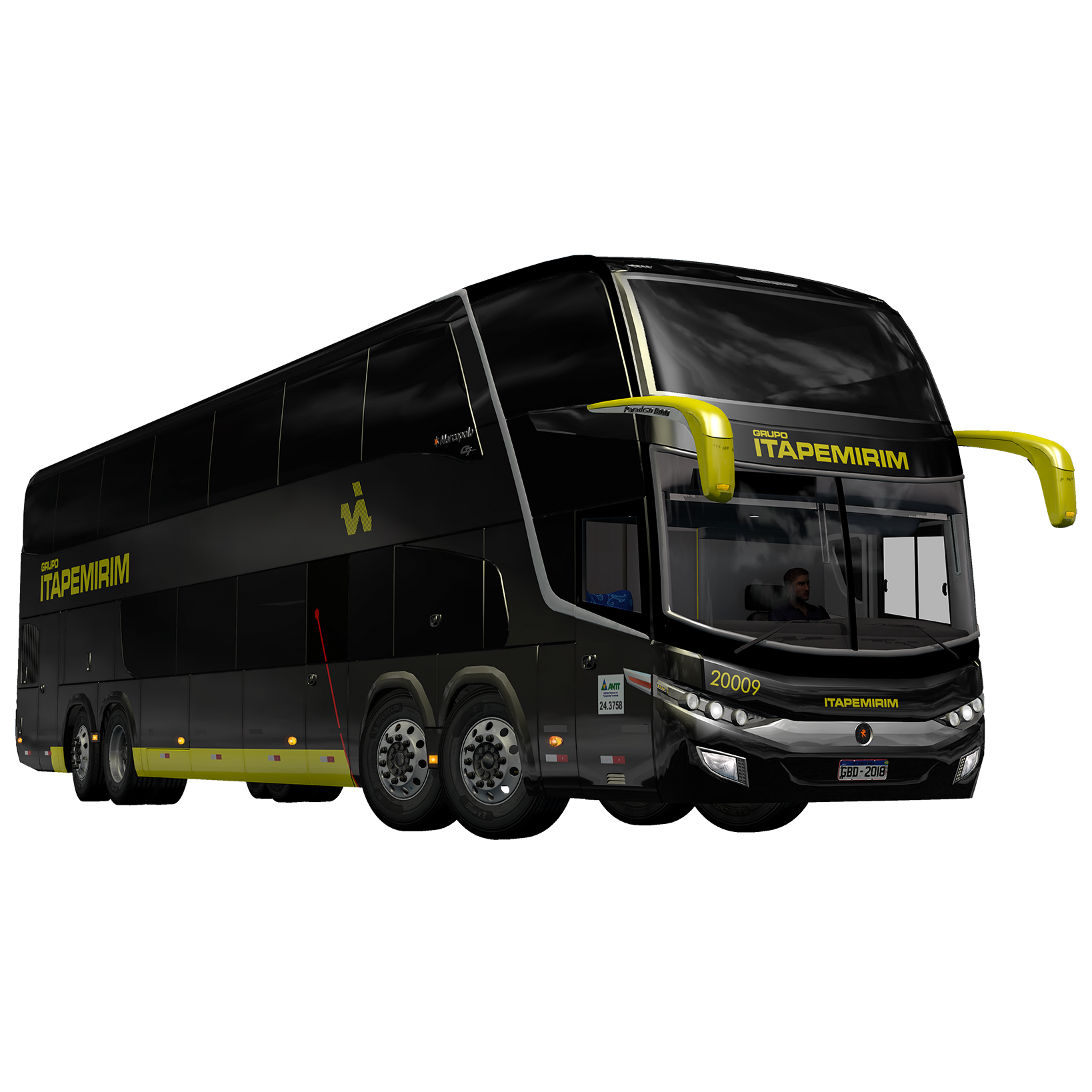 SKIN GRUPO ITAPEMIRIM - MARCOPOLO G7 1800 DD 15M - B4D