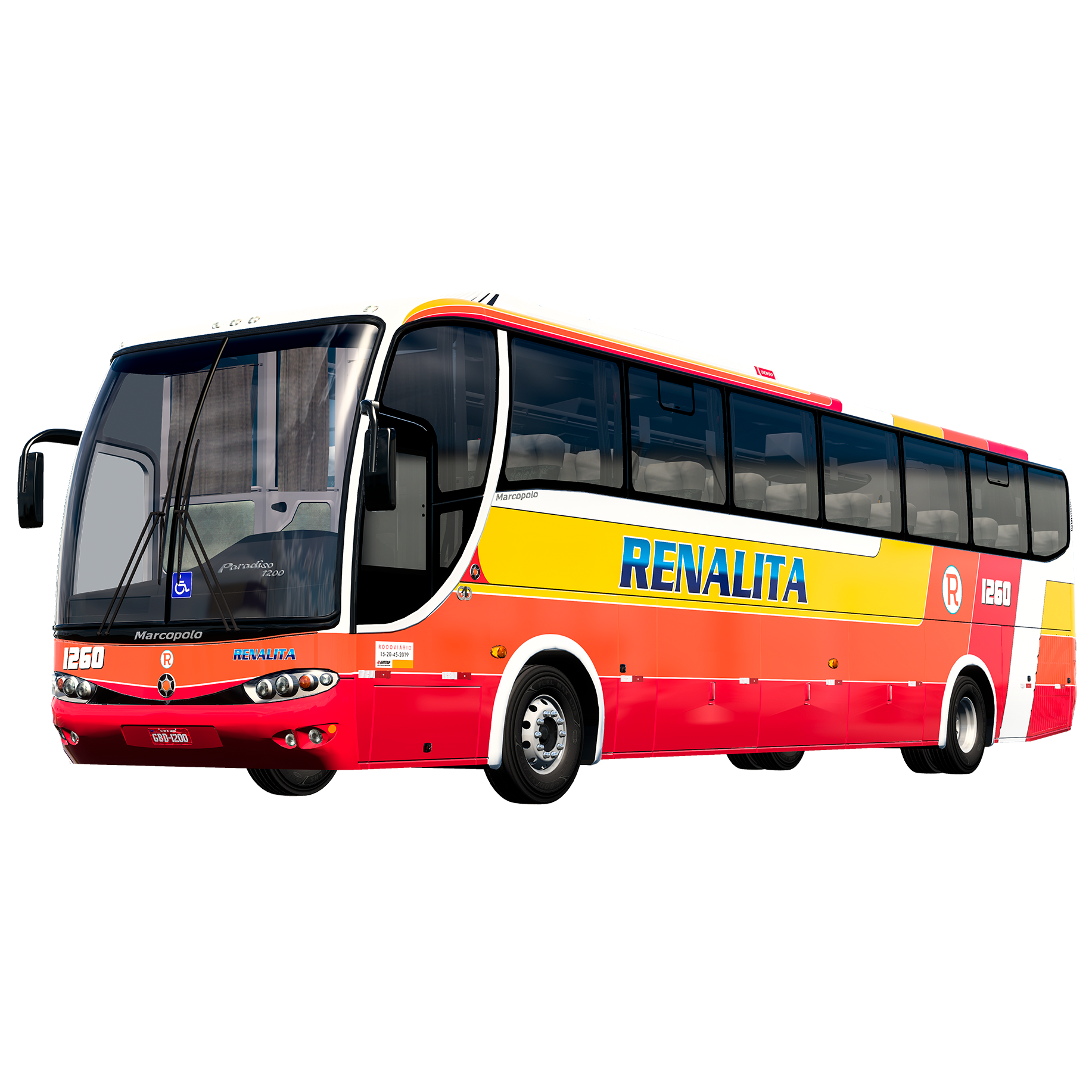 SKIN RENALITA - MARCOPOLO G6 1200 VL 4X2 - B4D