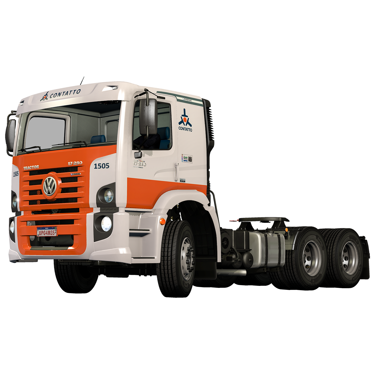 SKIN CONTATTO TRANSP. - VW CONSTELLATION - RLM