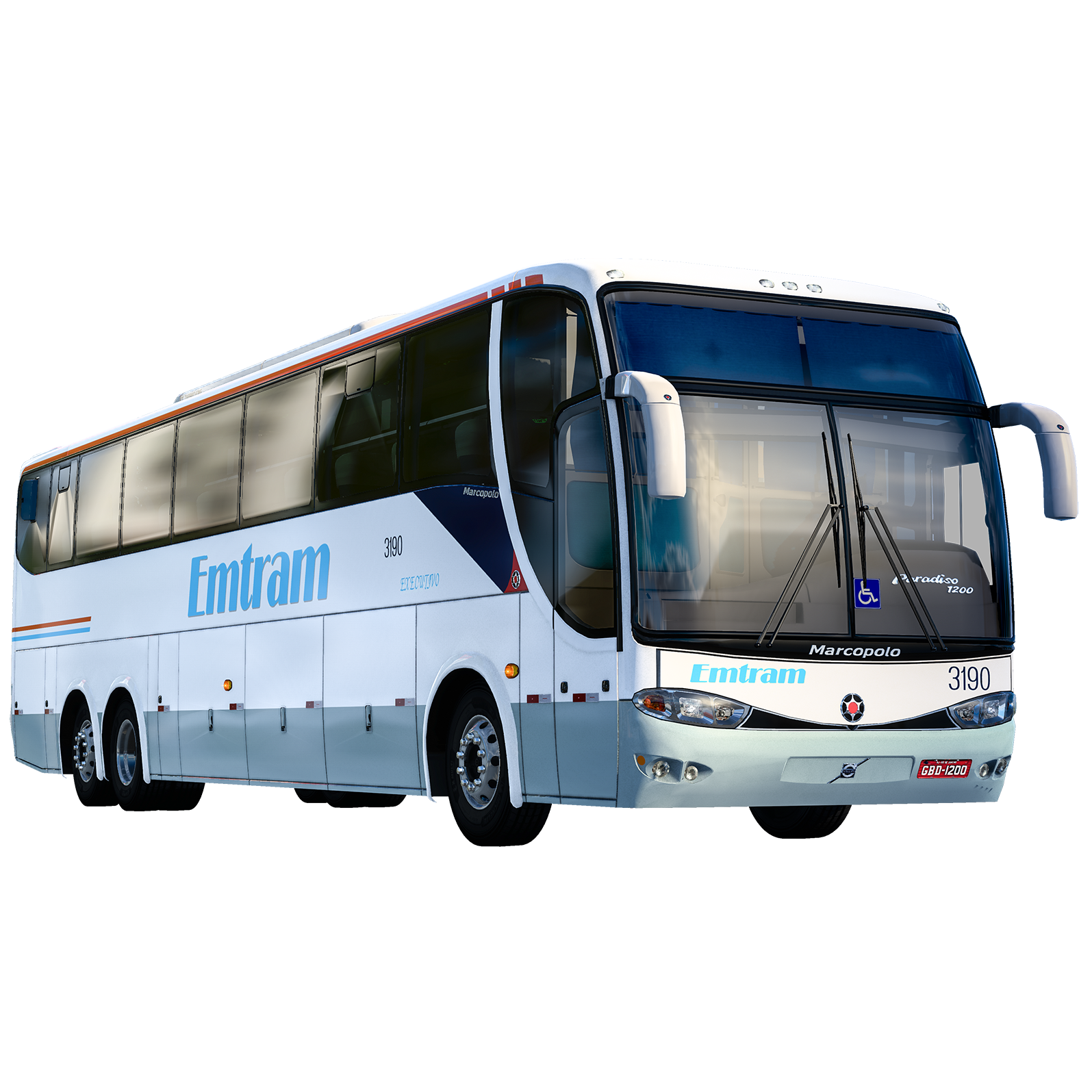 SKIN EMTRAM - MARCOPOLO G6 1200 SC/VL 6X2 - B4D