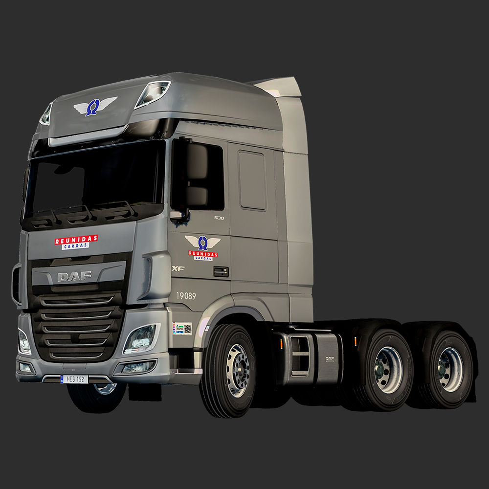 SKIN REUNIDAS CARGAS - DAF XF EURO 6 - SCS