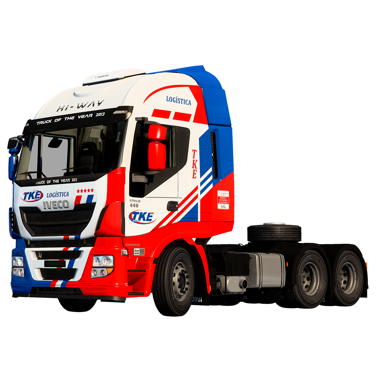 SKIN TKE LOGISTICA - IVECO HI-WAY - LPMODS