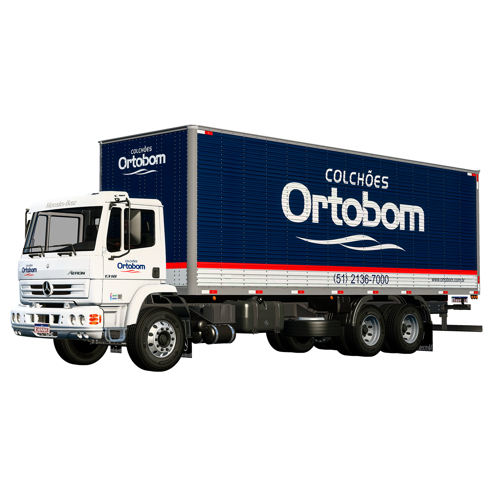 SKIN ORTOBOM - MERCEDES-BENZ ATRON 1318... - ROMÁRIO CARDOSO