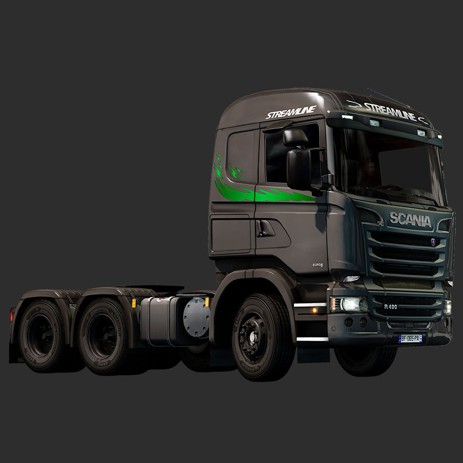 Miniatura: SKIN FAIXAS SCANIA - SCANIA R (NORMAL/STREAMLINE) - SCS