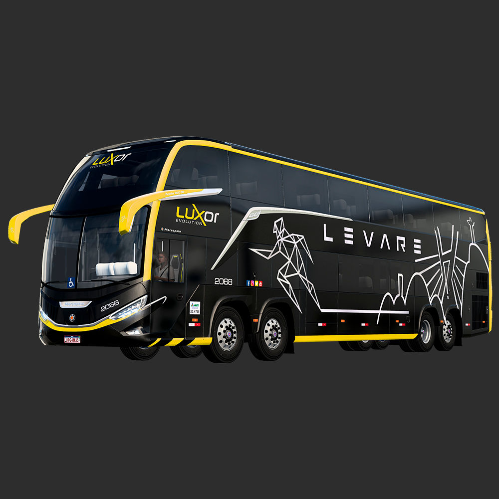 SKIN LEVARE - MARCOPOLO G8 1800 DD - MODSHOP