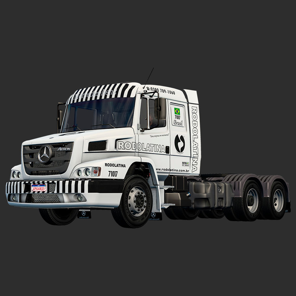 SKIN RODOLATINA - MERCEDES-BENZ ATRON 1635 - RAFAEL ALVES