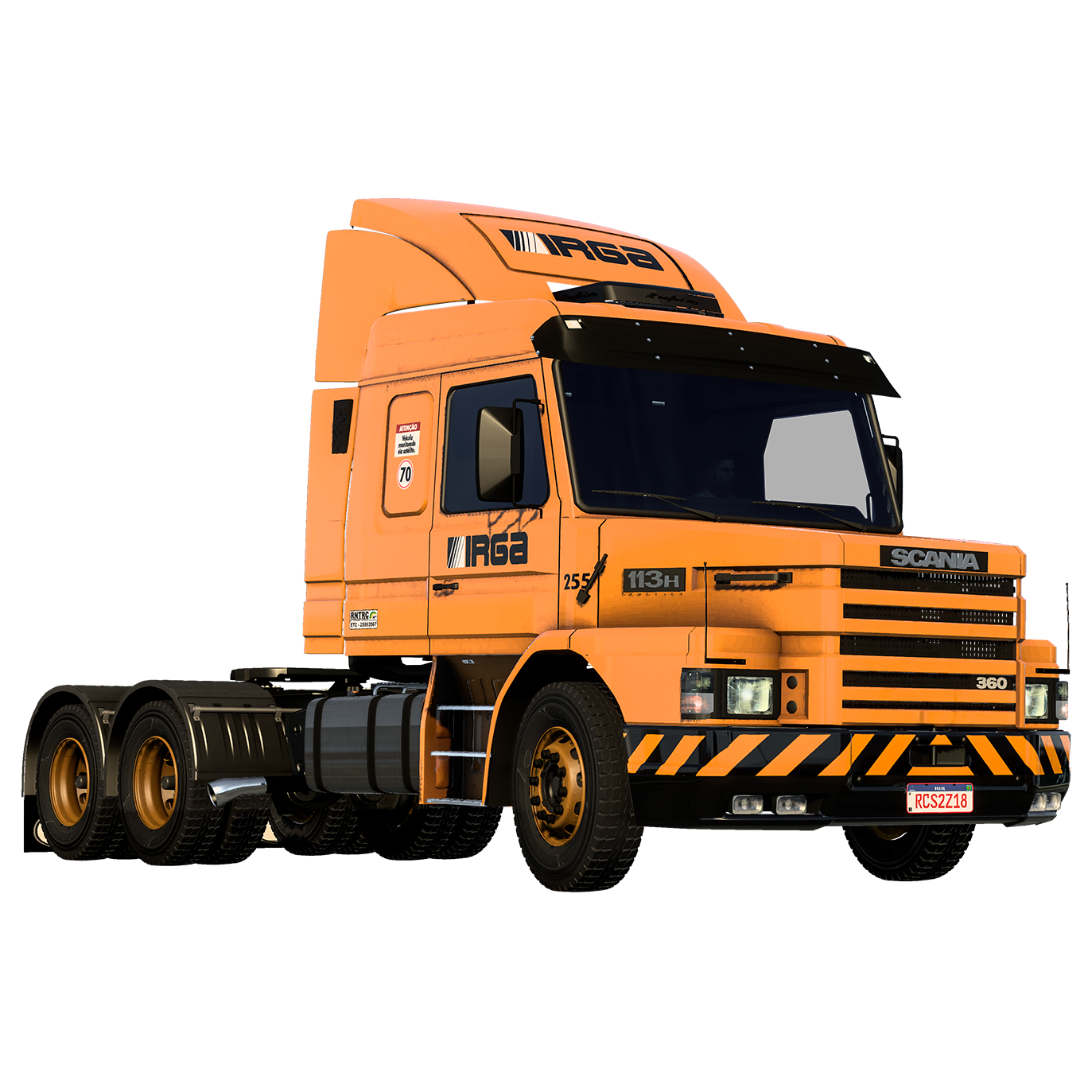 SKIN IRGA TRANSPOTES - SCANIA 113 - ROMÁRIO CARDOSO
