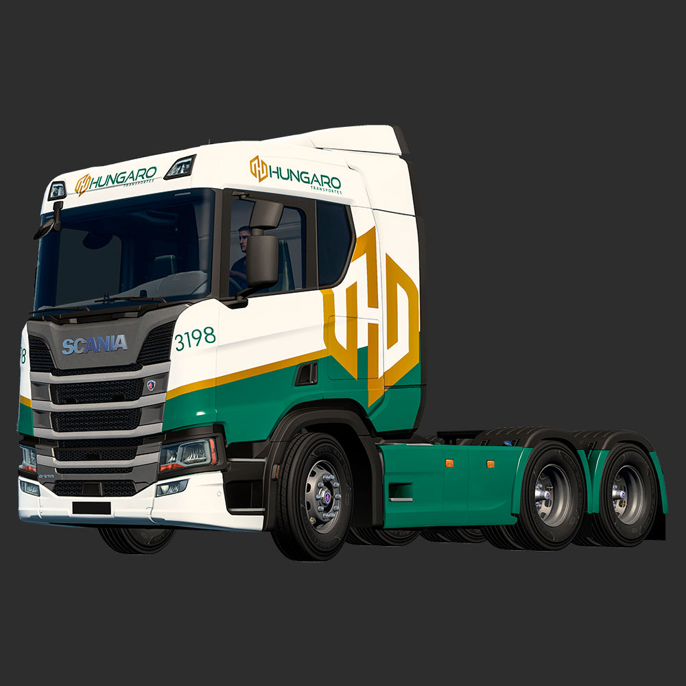 SKIN HUNGARO TRANSPORTES - SCANIA R NTG - SCS