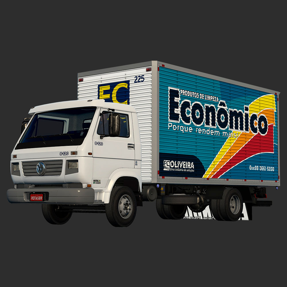 SKIN PRODUTOS ECONÔMICO - VW DELIVERY/WORKER - ROTAS BRASIL