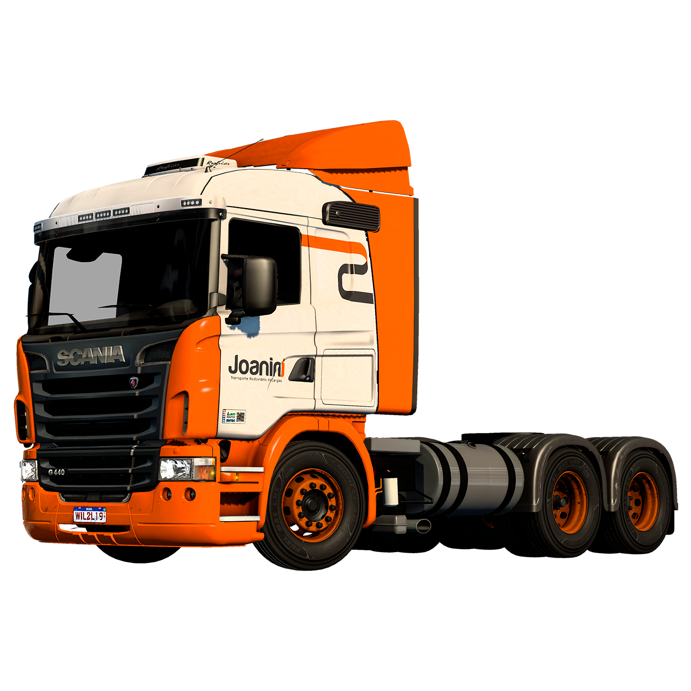 SKIN JOANINI TRANSPORTES - SCANIA G - RC/SOUZA SG