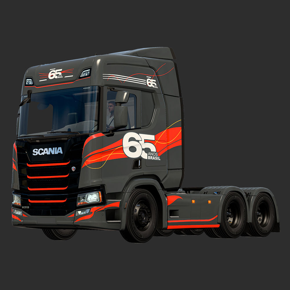 SKIN 65 ANOS BRASIL - SCANIA R NTG - SCS