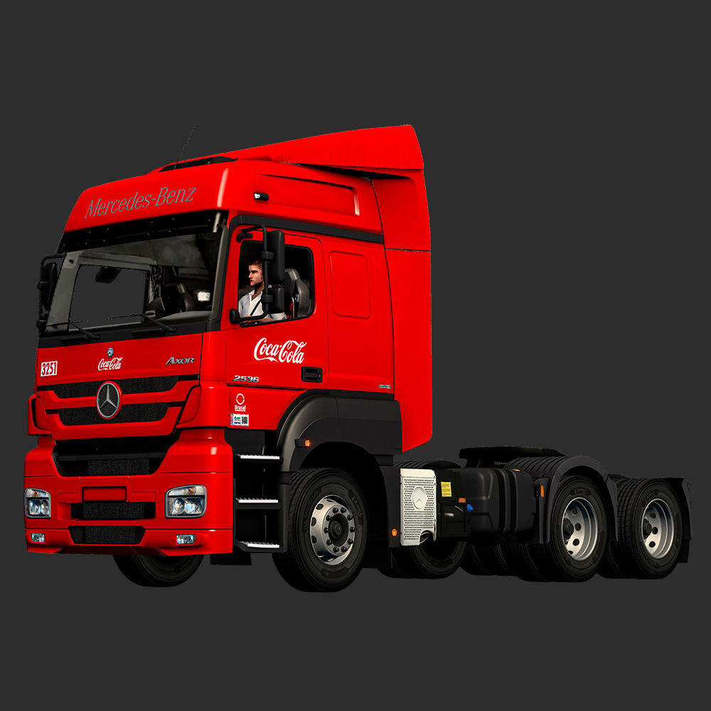 SKIN COCA COLA - MERCEDES-BENZ AXOR - RBZ MODS