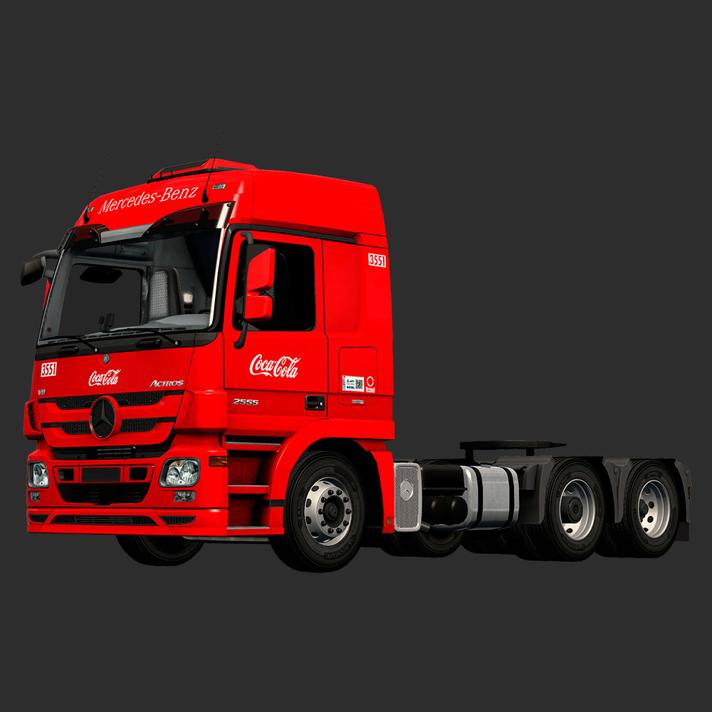 SKIN COCA COLA - MERCEDES-BENZ ACTROS - SCS/RCFREE