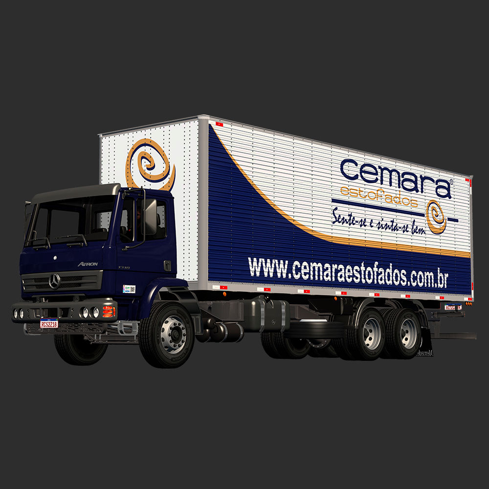 SKIN CEMARA ESTOFADOS - MERCEDES-BENZ ATRON 1318... - ROMÁRIO CARDOSO