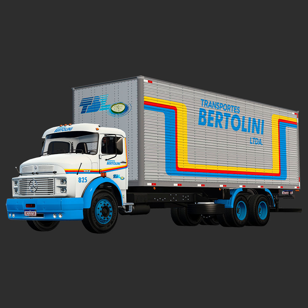 SKIN BERTOLINI - MERCEDES-BENZ 1113 - ROMÁRIO CARDOSO