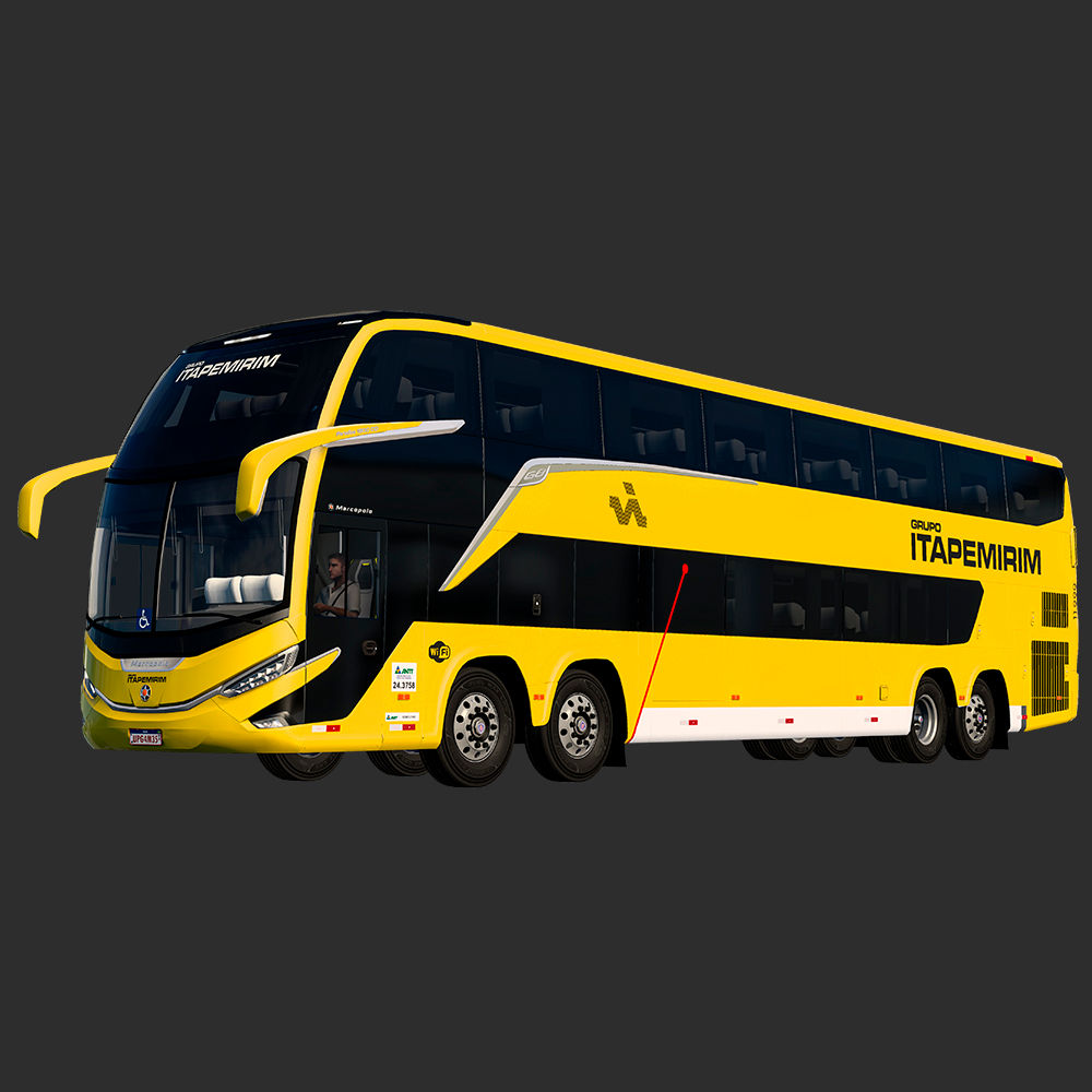SKIN ITAPEMIRIM - MARCOPOLO G8 1800 DD - MODSHOP