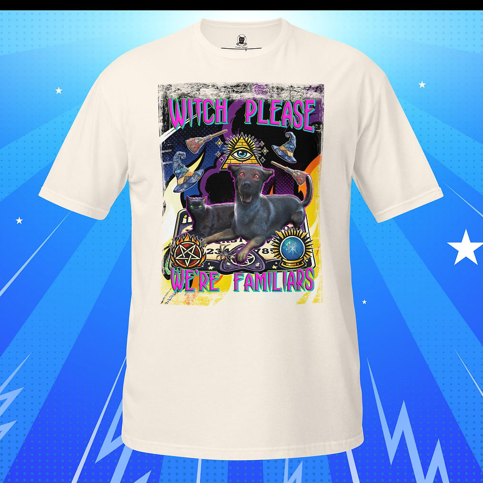 Thumbnail: Witch Please We’re Familiars Unisex T-Shirt