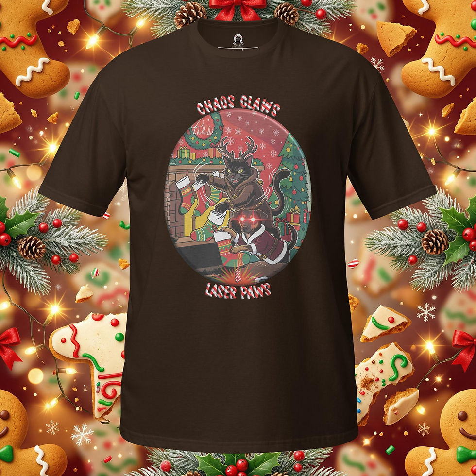 Thumbnail: Chaos Claws and Laser Paws T-Shirt