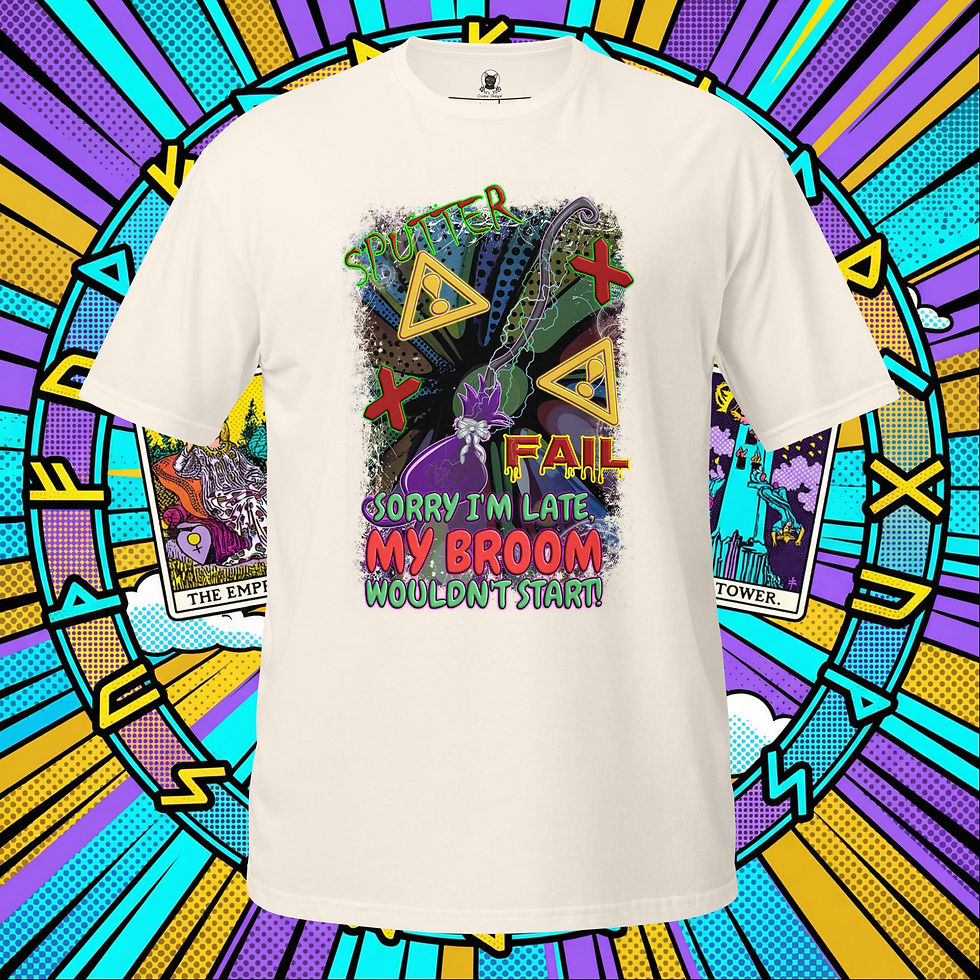 Thumbnail: Sorry I'm Late, My Broom Wouldn't Start Unisex T-Shirt